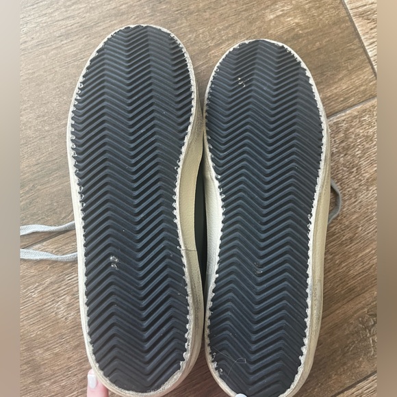 Golden Goose Superstar Sneakers size 41 EUC Black/White/Silver - Picture 8 of 10